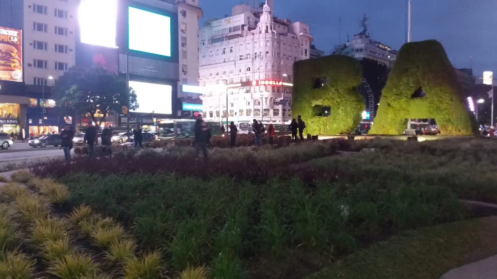 Obelisco e Avenida 9 de Julio, Buenos Aires