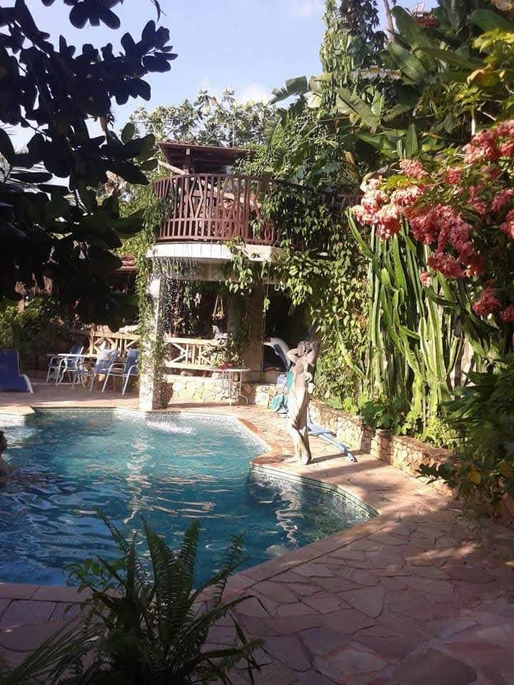 Cachoeira da Toca rodeada de selva