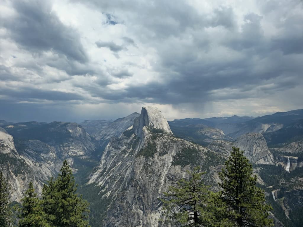 Salt flats and desert landscape in Death Valley
