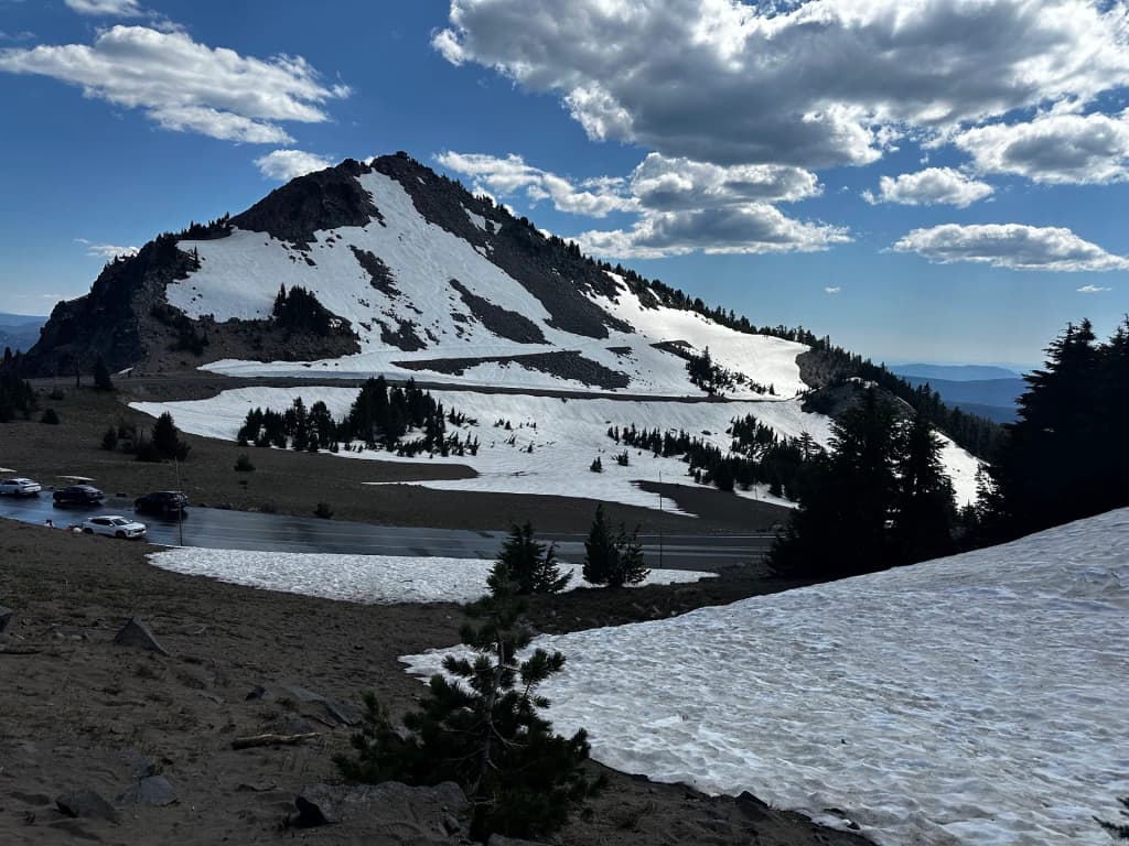 Columbia River Gorge waterfall and lush forest