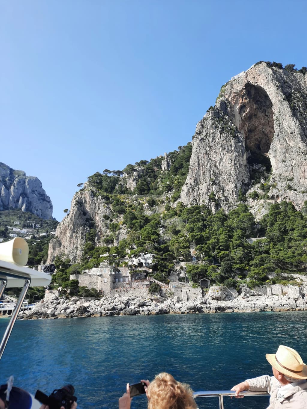 Faraglioni rocks rising from the sea, Capri