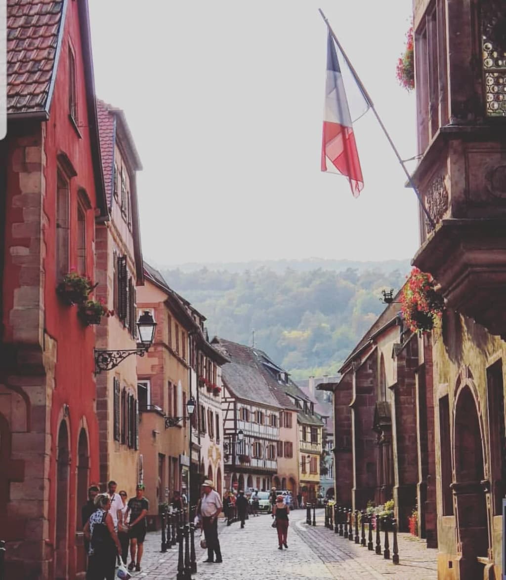 Riquewihr’s colorful main street