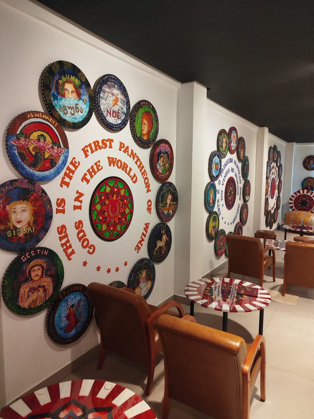 The immense natural stone bridge with sunlight streaming through a skylight