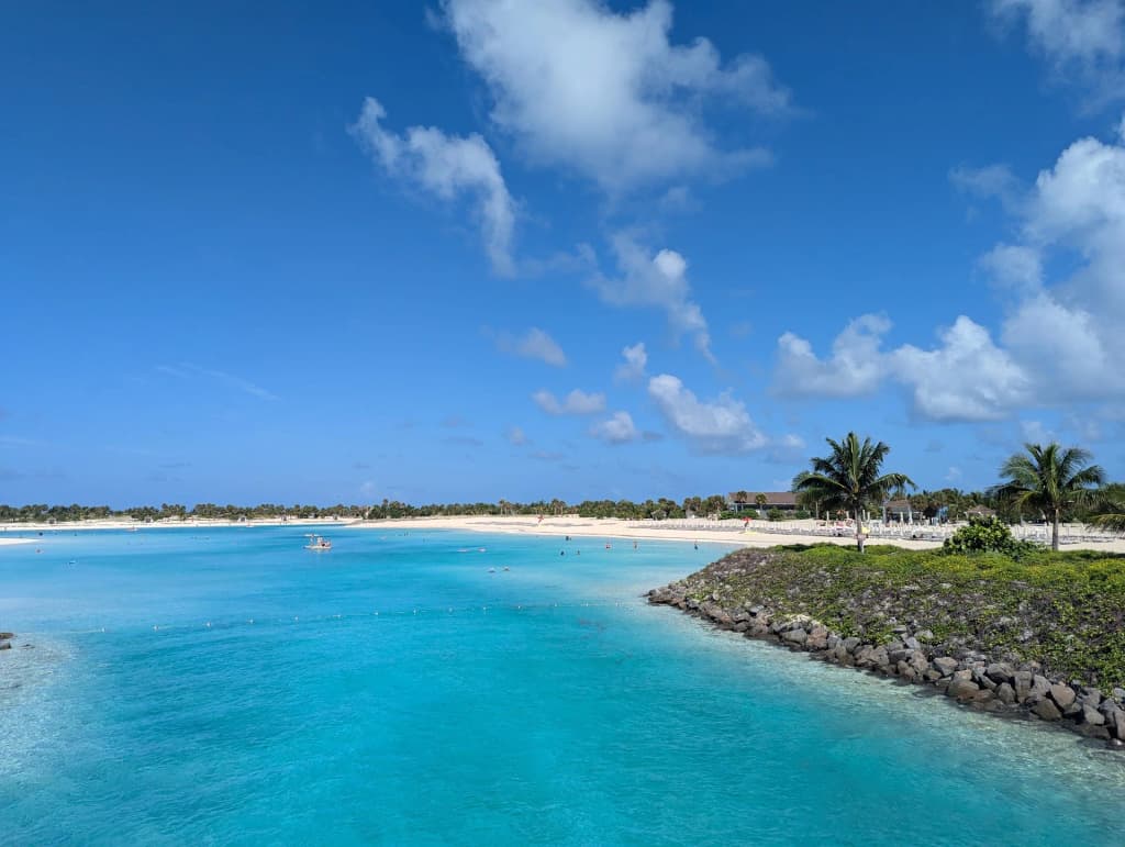 Seven Mile Beach, Grand Cayman, with its endless turquoise expanse