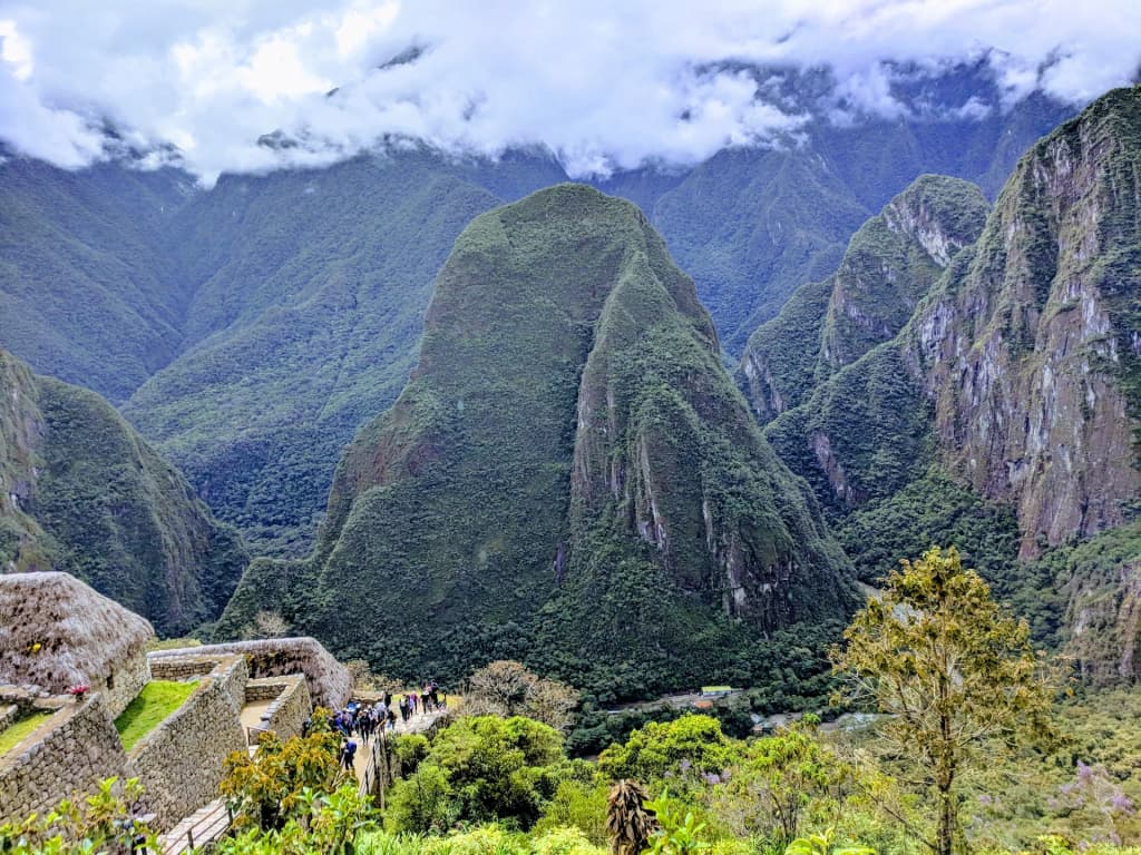 Machu Picchu ruins at sunrise, Peru