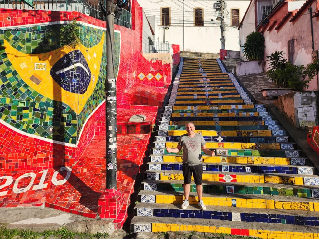 Rock formations and ancient petroglyphs near Santo Inácio