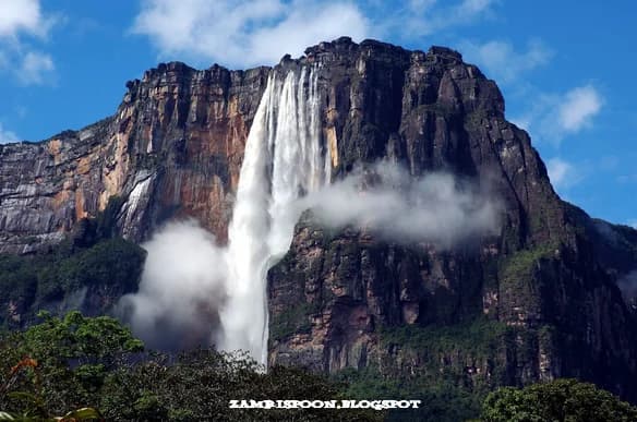 Canaima National Park with tepuis and rivers