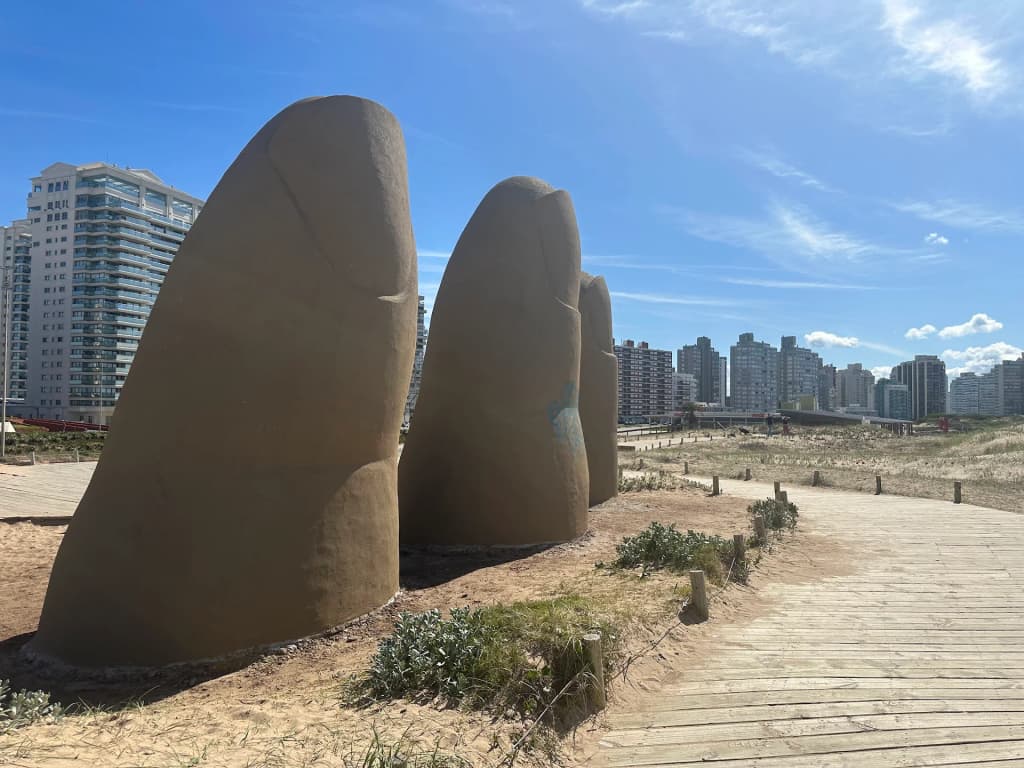 Leões-marinhos descansando no Puerto de Punta del Este