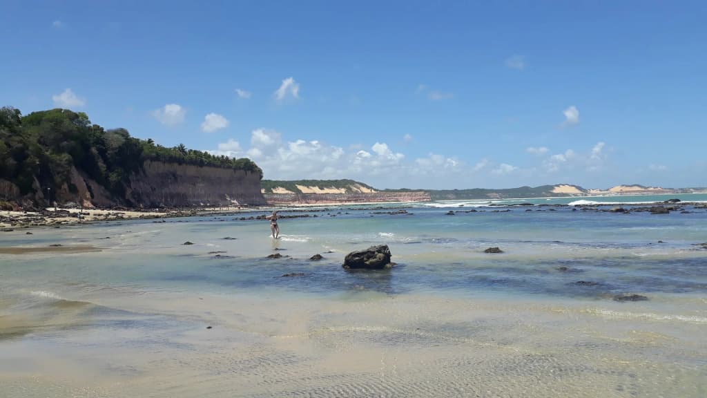 Atardecer en Lagoa Guaraíras cerca de Pipa