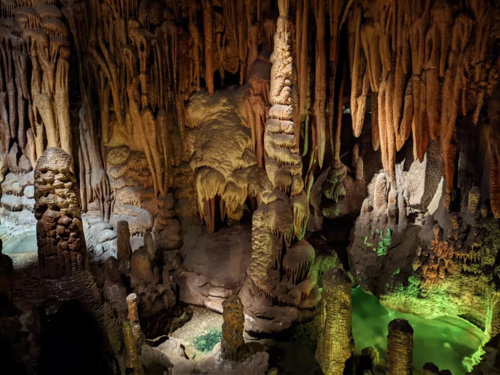 The Grand Canyon yawns wide under a stormy sky