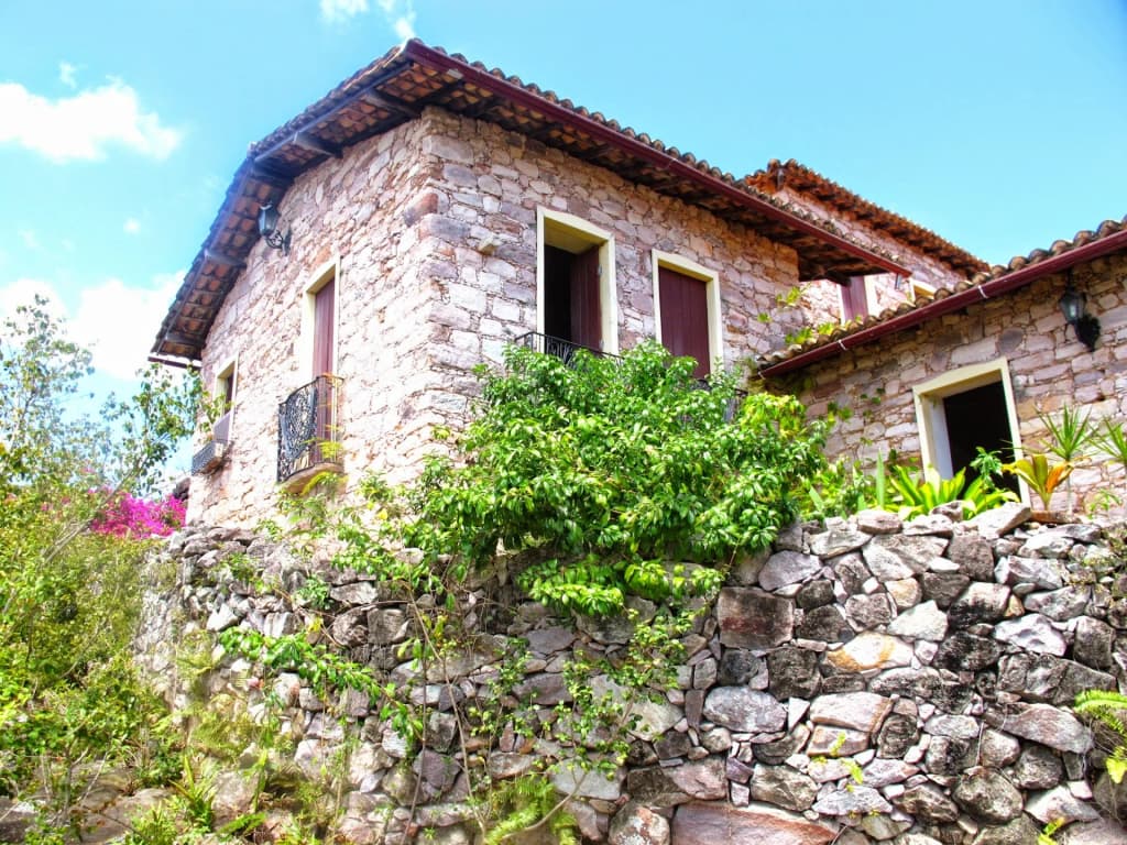 Stone ruins and wild landscape of Igatu