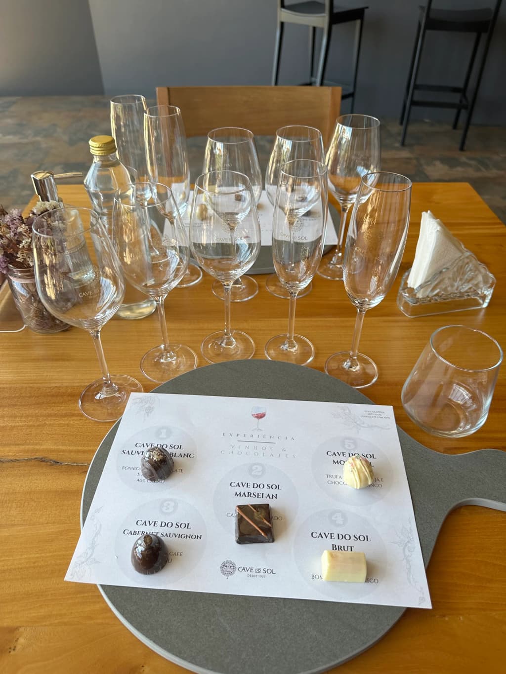 Boat ride through the vineyards at Madre Terra