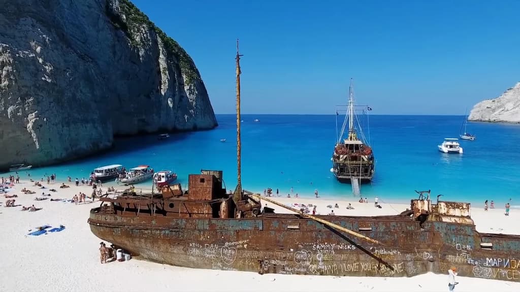 Navagio - Photo by Byzantine Art and Music.