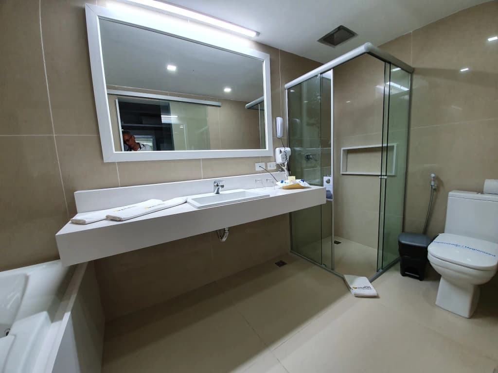 Japaratinga Lounge Resort pool and palm trees, Alagoas