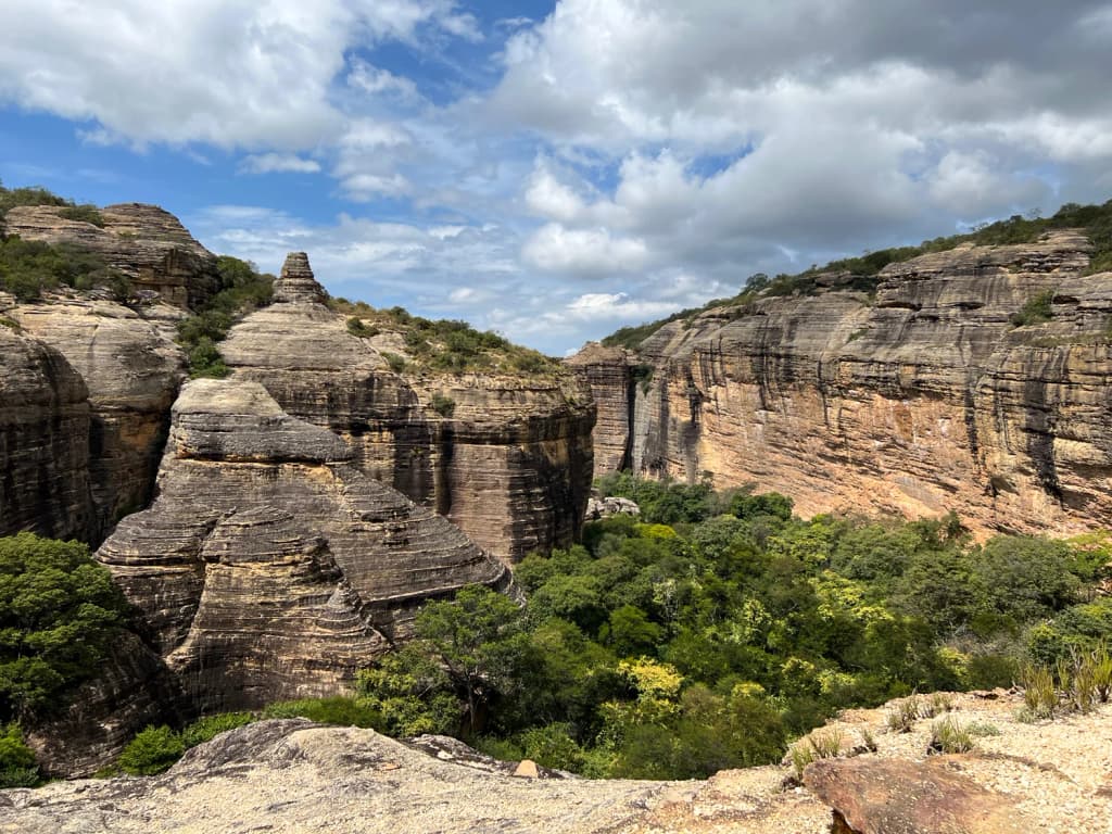 Arte rupestre pré-histórica na Serra da Capivara
