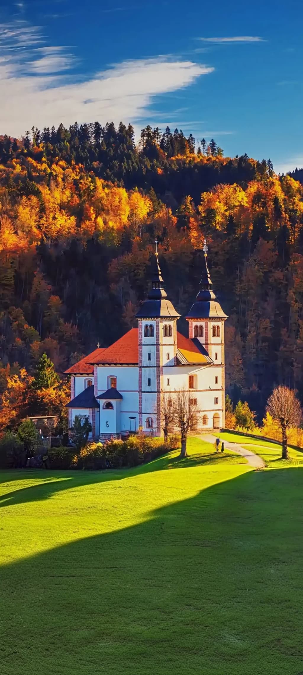 Hiker looking out over Colorado valley, sunset