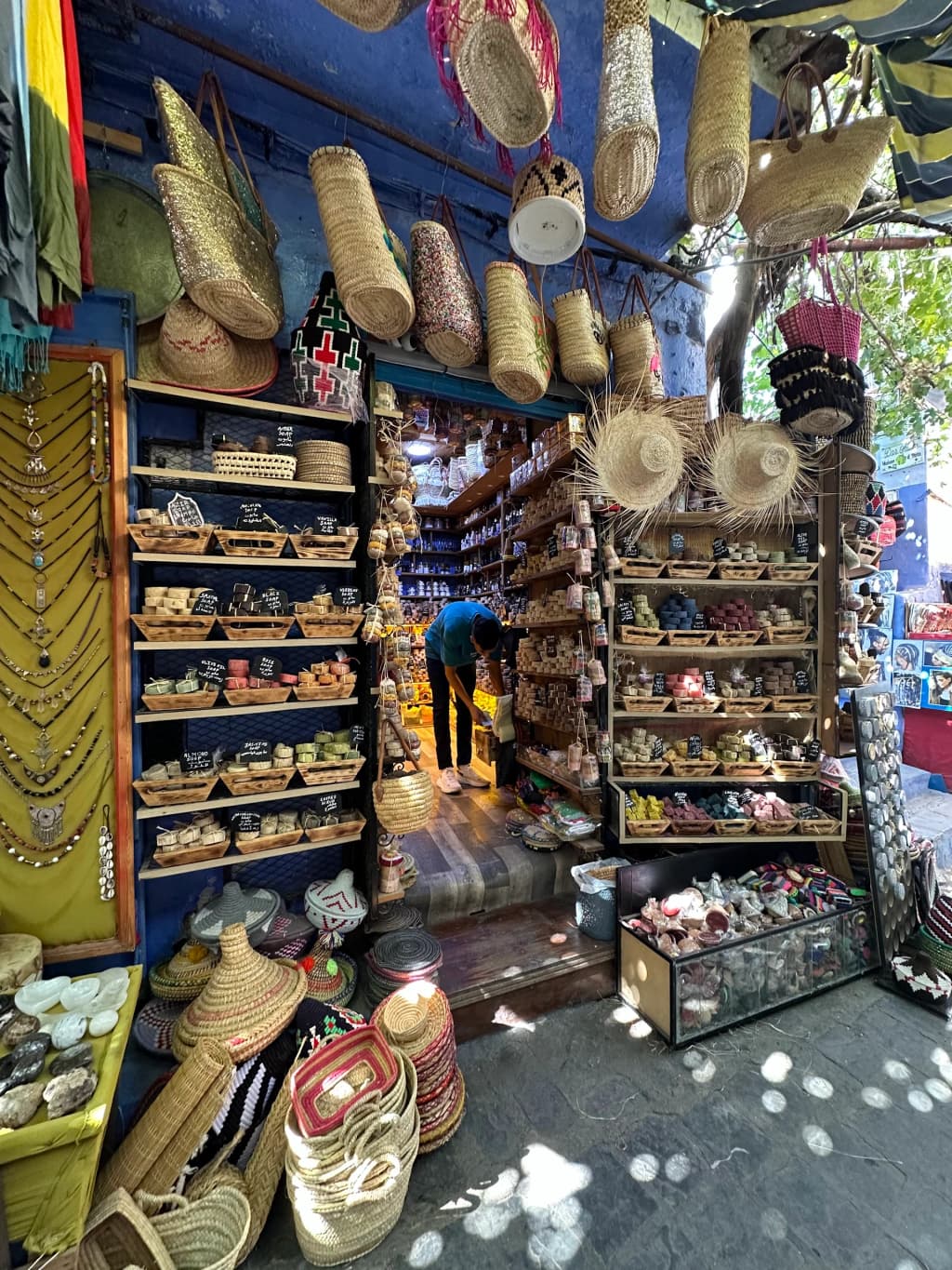 BLUE STREET WITH MURALS - Photo by Lola Simonnet