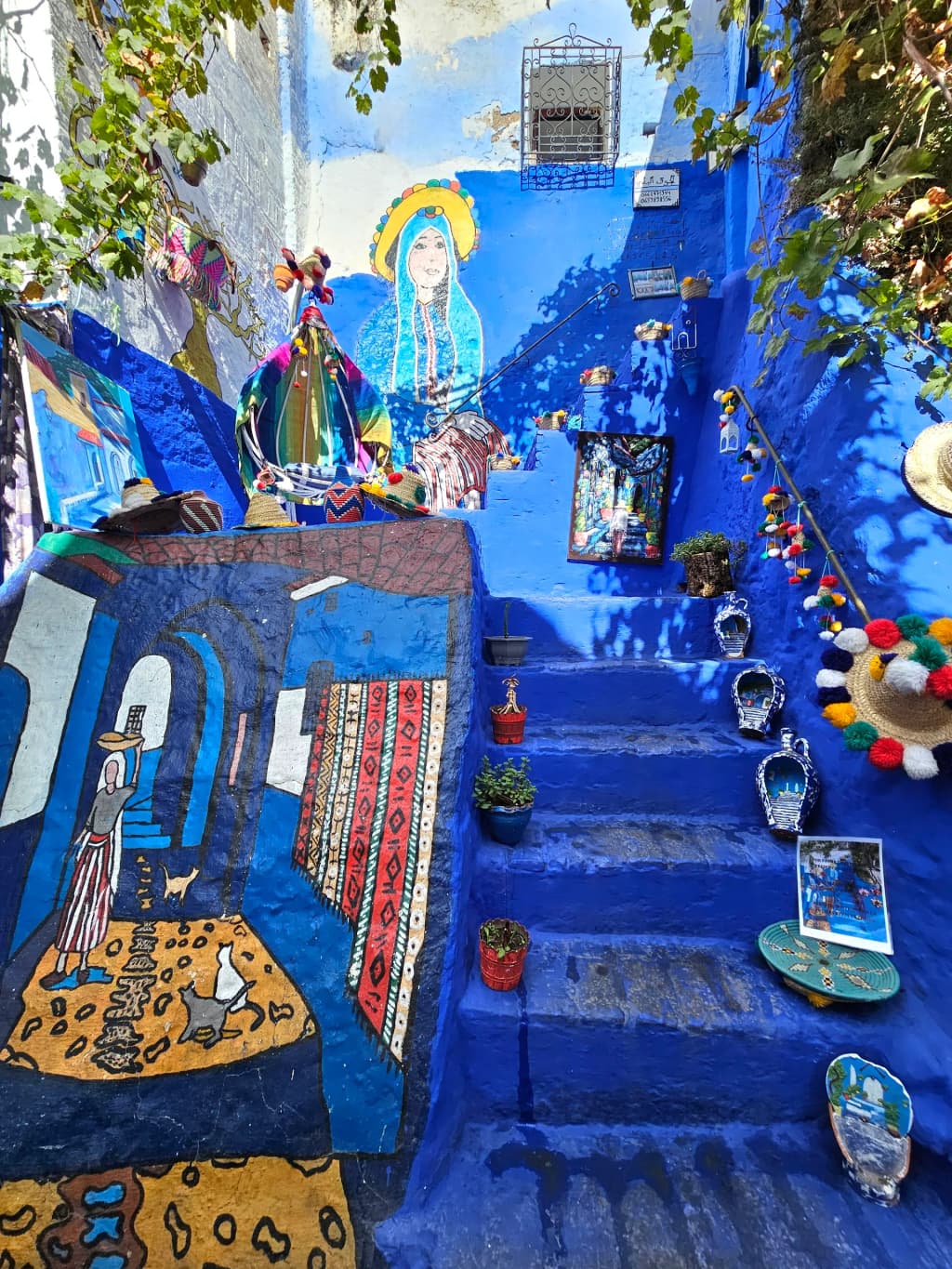 Locals and travelers at Ras El Maa waterfall