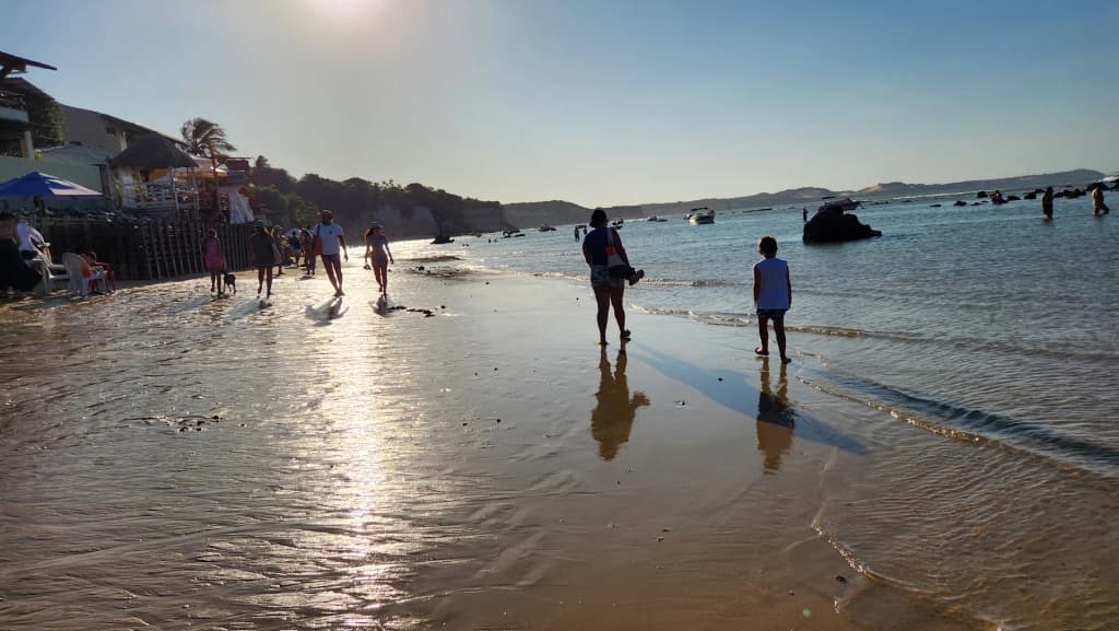 Chapadão cliffs overlooking Praia do Amor