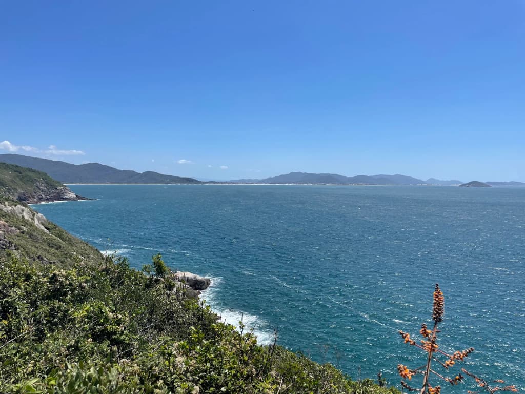 Lagoinha do Leste trail, wild coastline and forest