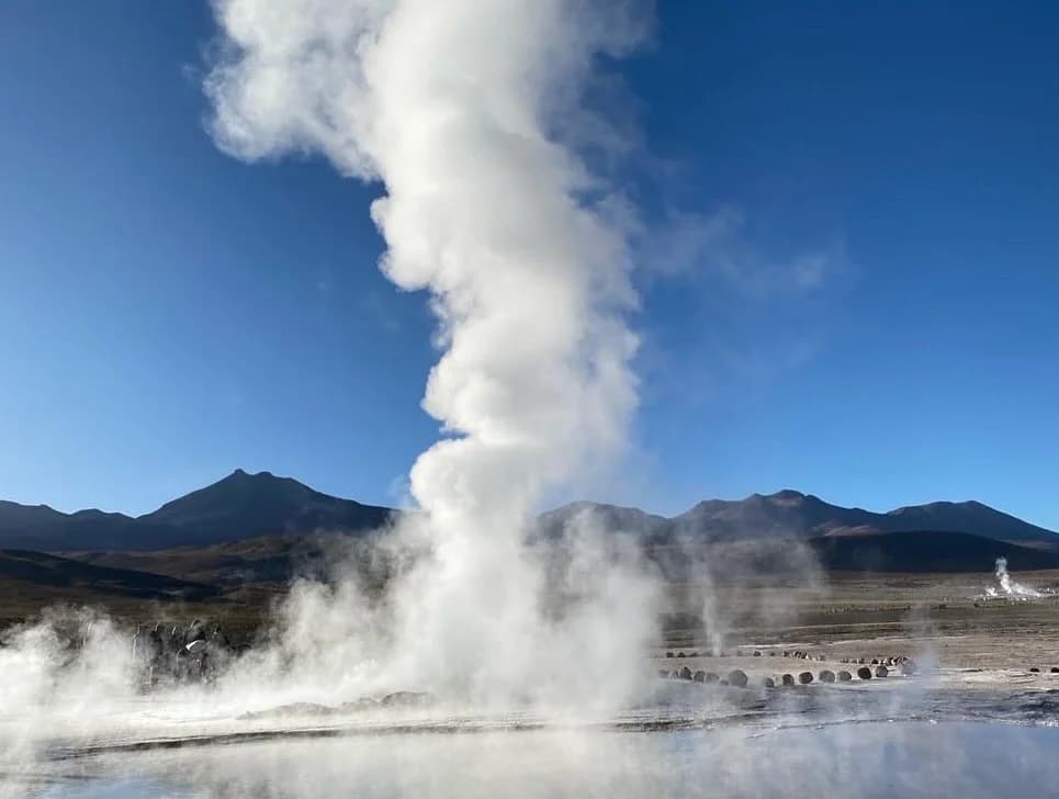 Paisaje surrealista del Valle de la Luna en Atacama