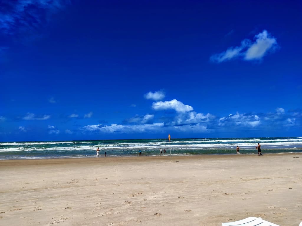 Praia do Saco, crystal-clear water and empty sand