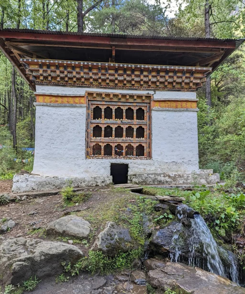 Close-up of Tiger's Nest Monastery's intricate architecture