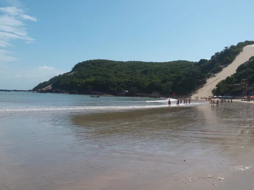 Morro do Careca and Ponta Negra beach, midday