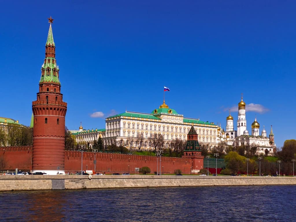 St. Basil’s Cathedral, Red Square, Moscow, under snow